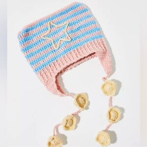 NWOT Urban Outfitters Mylo Crocheted Stripe Beanie